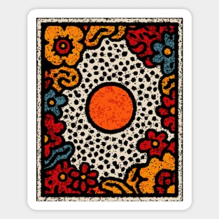 Organics Abstract Shapes – Boho Earthy Art Design Magnet